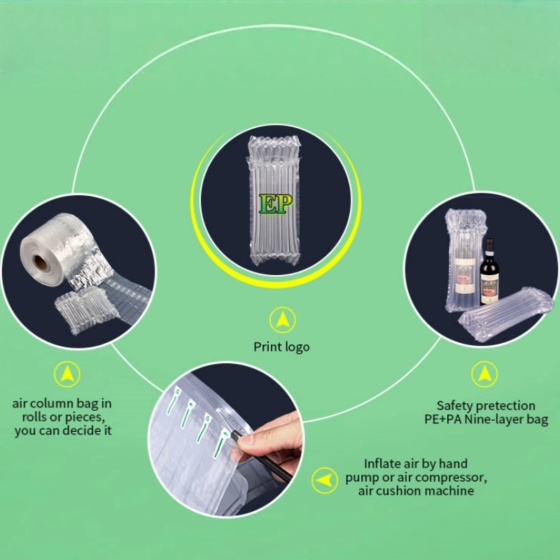 Luxury Beauty Glass Packaging Solution with APM99 Air Cushion Machine